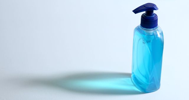 Transparent Hand Sanitizer Bottle on White Background - Download Free Stock Images Pikwizard.com