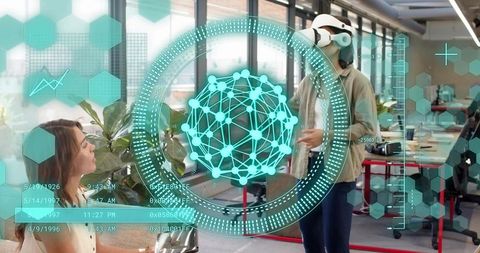 Collaborating with Augmented Reality Holographic Network Interface in Modern Open Office