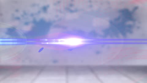 Dynamic Effect of Light Strokes with Sheer Reflections