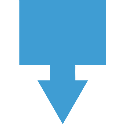 blue downward arrow on transparent background for digital use - Download Free Stock Videos Pikwizard.com