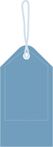 blue name tag with copy space on transparent background - Download Free Stock Videos Pikwizard.com