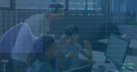 Collaborative Analysis of Stock Market Trends in Modern Office