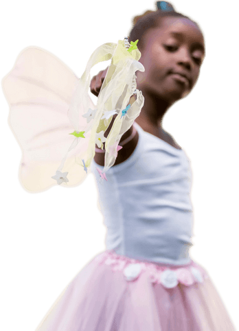 transparent portrait girl in fairy costume holding magic wand - Download Free Stock Videos Pikwizard.com