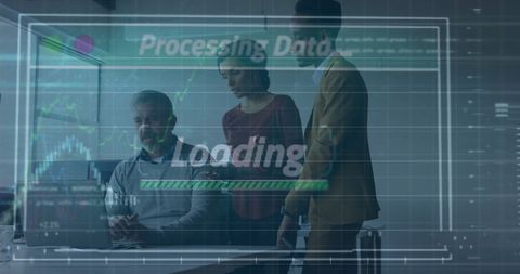 Diverse Team Analyzing Financial Data Processing Concept - Download Free Stock Images Pikwizard.com