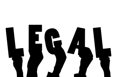 Digital Hands Illustrating Legal Text on Transparent Background