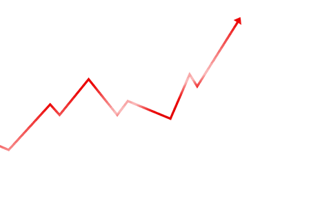 Upward Red Arrow Tech Graph Transparent Background Vector - Download Free Stock Videos Pikwizard.com