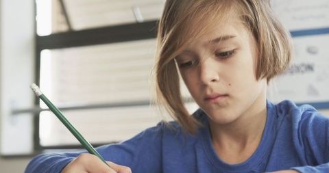 Focused Student Writing in Classroom Emphasizing Learning and Studying