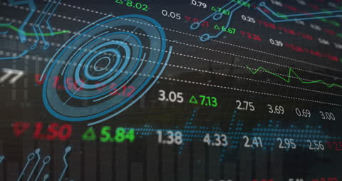 Digital Interface Displaying Financial Data and Trends