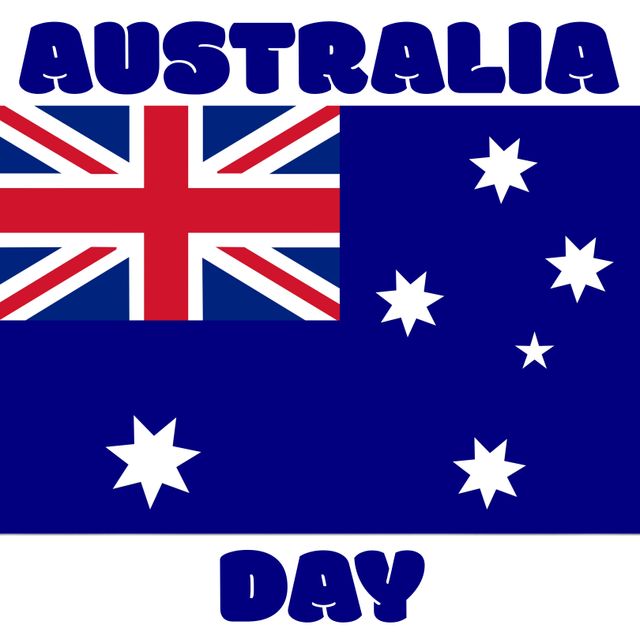 Australia Day Celebration with Australian Flag - Download Free Stock Templates Pikwizard.com