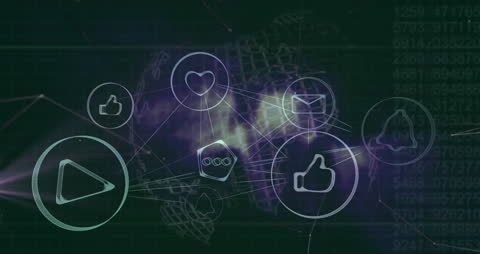 Digital Concept of Networking and Data Connectivity