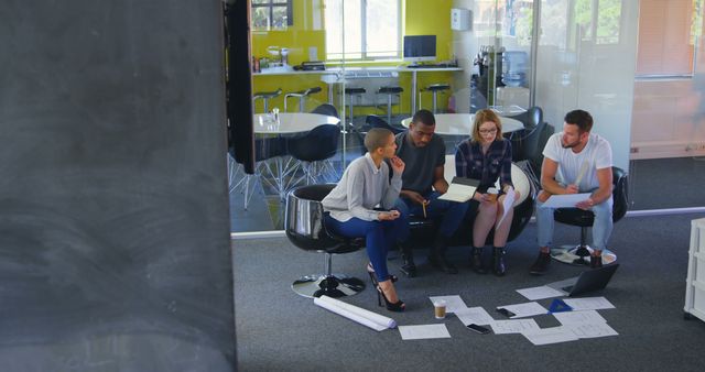 Creative Team in Casual Meeting in Modern Office - Download Free Stock Images Pikwizard.com