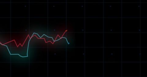 Graph Lines Portraying Financial Data Trends - Download Free Stock Images Pikwizard.com