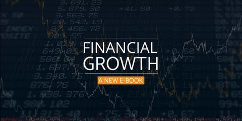 Bold Financial Growth Promotion on Stock Market Background - Download Free Stock Templates Pikwizard.com