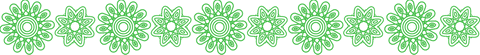 Green Floral Row Decoration on Transparent Background - Download Free Stock Videos Pikwizard.com