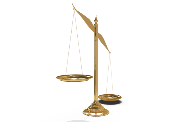 Gold Scales of Justice with Transparent Background - Download Free Stock Videos Pikwizard.com