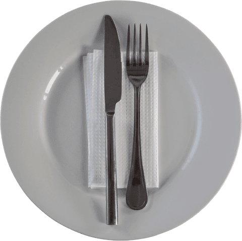 plate cutlery arrangement on transparent background illustration - Download Free Stock Videos Pikwizard.com