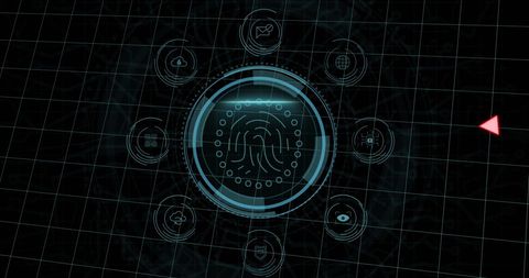Digital fingerprint technology in data security interface