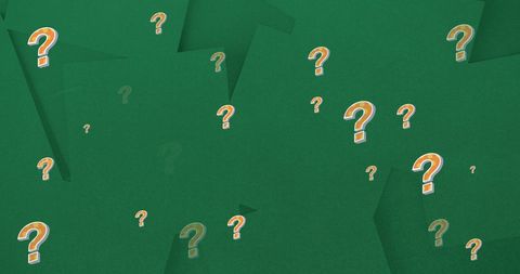 Bright Question Marks on Textured Green Backdrop - Download Free Stock Images Pikwizard.com