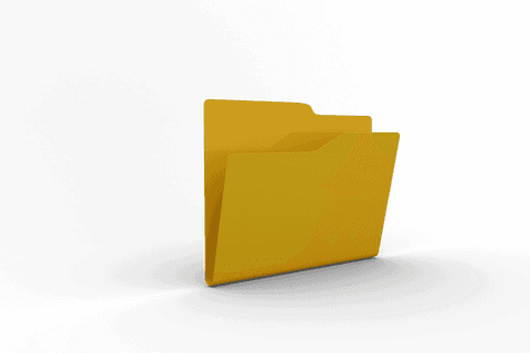 transparent yellow folder icon for file organization themes - Download Free Stock Videos Pikwizard.com