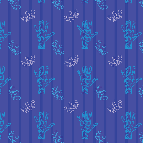 transparent pattern of puzzle hands and holding figures on blue - Download Free Stock Videos Pikwizard.com