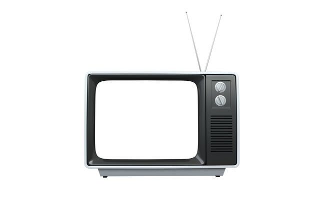 Vintage Television with Copy Space on Transparent Background - Download Free Stock Videos Pikwizard.com