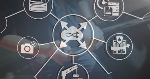 Network Connectivity and Technology Concept with Smartphone Usage