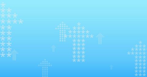 Upward Arrows with Asterisks on Blue Background - Download Free Stock Images Pikwizard.com
