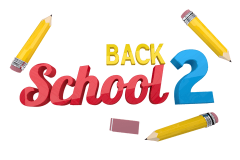 Colorful Back to School Digital Text Graphic on Transparent Background - Download Free Stock Videos Pikwizard.com