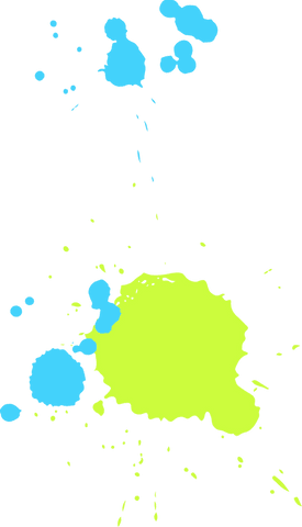 neon green yellow and cyan paint splashes on transparent background - Download Free Stock Videos Pikwizard.com