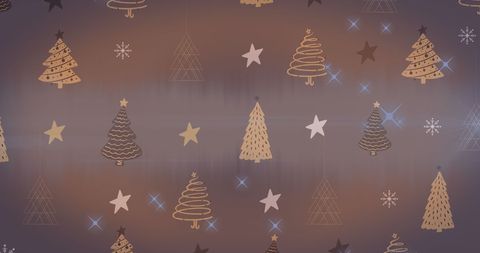 holiday seamless pattern featuring christmas trees and stars - Download Free Stock Images Pikwizard.com