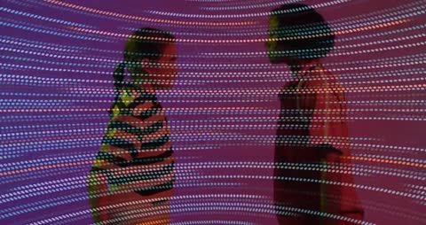 Immersive LED Art Installation Illuminating Interaction Experience