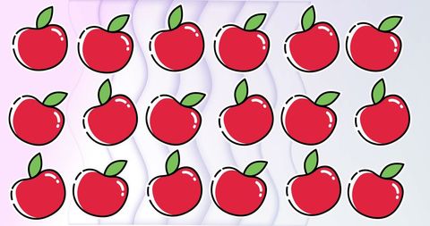 Vibrant Red Apples Pattern on Textured Background - Download Free Stock Images Pikwizard.com