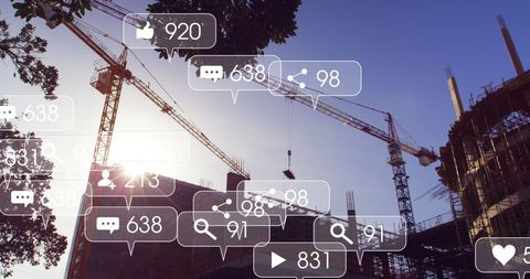 Social Media Engagement on Under-Construction Project - Download Free Stock Images Pikwizard.com