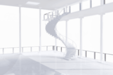 Bright Transparent Interior with Modern Spiral Staircase Design - Download Free Stock Videos Pikwizard.com