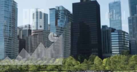 Business Growth Insights with Cityscape and Data Visualizations