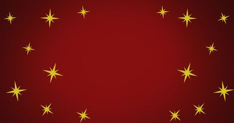Golden Christmas Stars on Red Background for Festive Designs - Download Free Stock Images Pikwizard.com