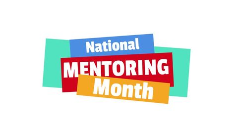 National Mentoring Month Colorful Promotional Banner - Download Free Stock Images Pikwizard.com