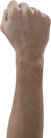 transparent male clenched fist raised in solidarity - Download Free Stock Videos Pikwizard.com
