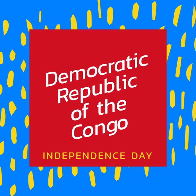 Democratic Republic of the Congo Independence Day Celebration Art - Download Free Stock Templates Pikwizard.com