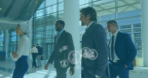 Global Business Professionals Engaging in Networking - Download Free Stock Images Pikwizard.com