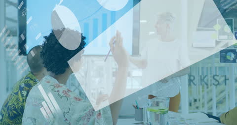 Dynamic Business Presentation with Digital Data Overlay