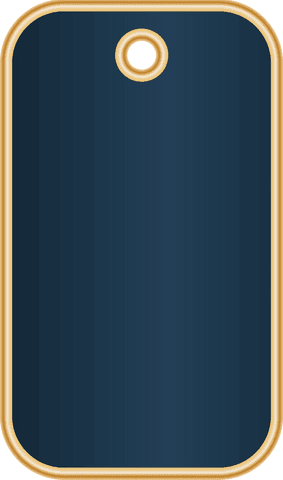 elegant blue label design with gold border on transparent background - Download Free Stock Videos Pikwizard.com