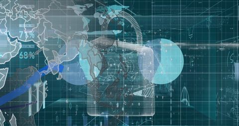 Global Security in Finance and Digital Economy Concept - Download Free Stock Images Pikwizard.com