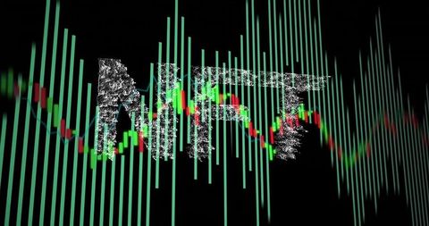 Dynamic NFT Display with Digital Trading Finance Analytics