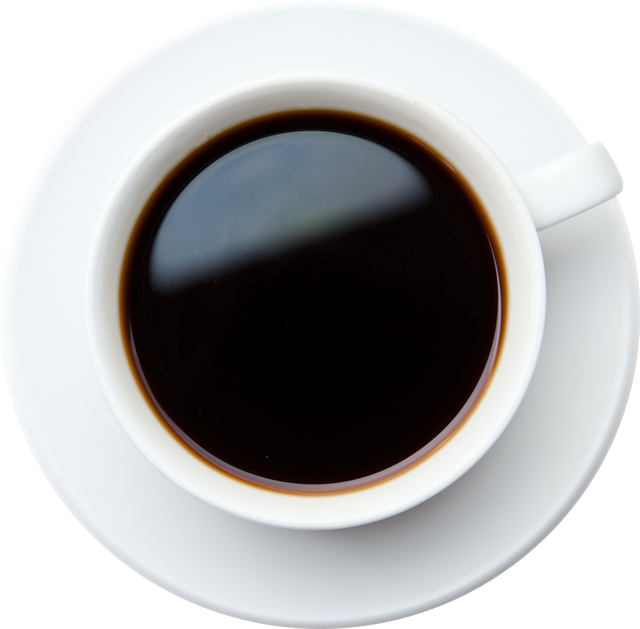 Transparent Isolated Cup of Black Coffee on Saucer - Download Free Stock Videos Pikwizard.com