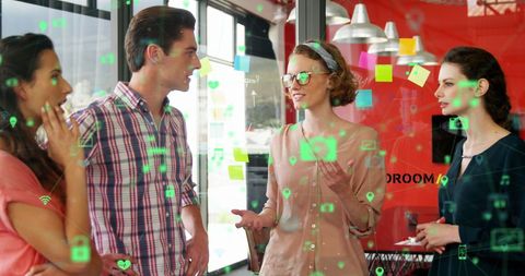 Global Networking Concept with Business Team