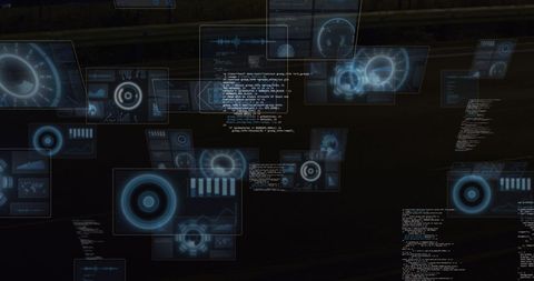 Futuristic Digital Interface with Augmented Reality Elements - Download Free Stock Images Pikwizard.com