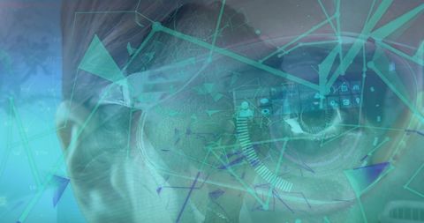 augmented reality data visualization on tech innovation glasses - Download Free Stock Images Pikwizard.com