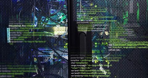 Abstract Digital Data Processing on Computer Servers - Download Free Stock Images Pikwizard.com