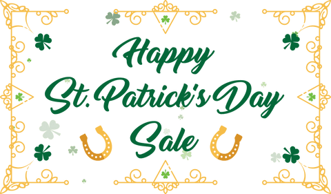 Saint Patrick's Day Sale Design with Transparent Background